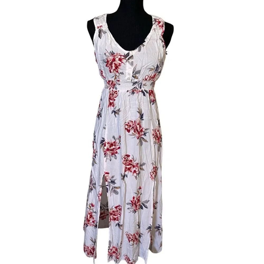 New Look Sleeveless Floral Maxi Sundress Size XL